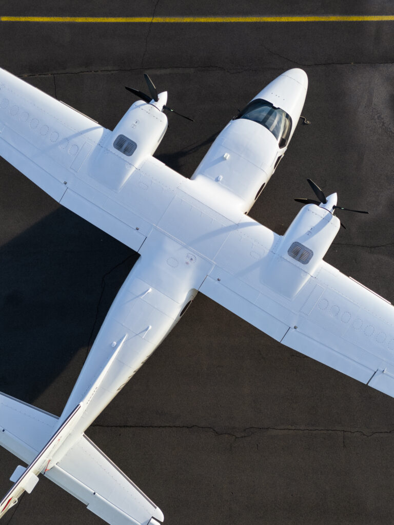 Luftaufnahme Businessjet – Imagefilm & Drohnenvideo für FlyvBird Stuttgart von FC Visuals